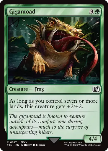 final fantasy mtg frog Quina, Qu Gourmet [471] [Extended Art] [FINAL FANTASY] [Foil]  Face to Face Games Whenever Psychic Frog deals combat damage to a player or planeswalker Prix de Frog [Token] #9