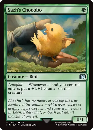 Sazh's Chocobo - Final Fantasy - MTG - Untapped.gg Sazh's Chocobo - Final Fantasy - MTG - Untapped.gg