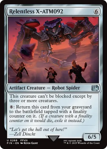 Relentless X-ATM092 - Final Fantasy - MTG - Untapped.gg