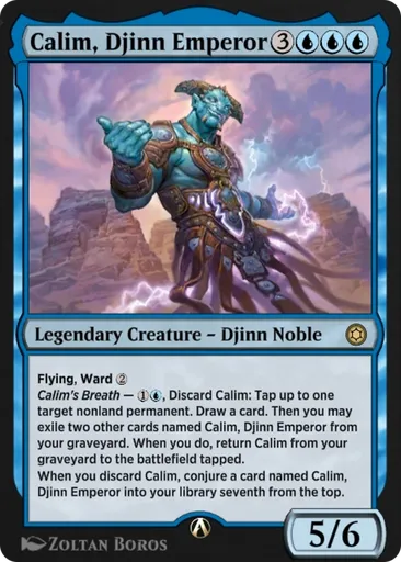 Calim, Djinn Emperor - Alchemy Horizons: Baldur's Gate - MTG - Untapped.gg