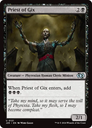 Priest of Gix - Foundations Jumpstart - 万智牌- Untapped.gg Priest of Gix - Foundations Jumpstart - 万智牌- Untapped.gg
