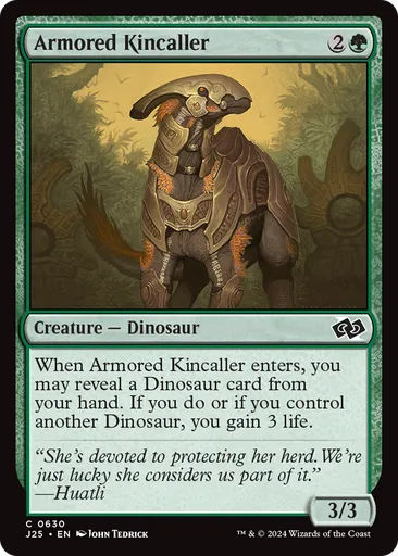 mtg foundations dinosaur cards MSC] Devil : r/DinosaursMTG Other Dinosaurs you control get +1/+1. Armored Kincaller - Foundations Jumpstart