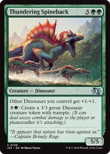 dinosaur support cards mtg Devil Dinosaur - Commander: Marvel Super Heroes