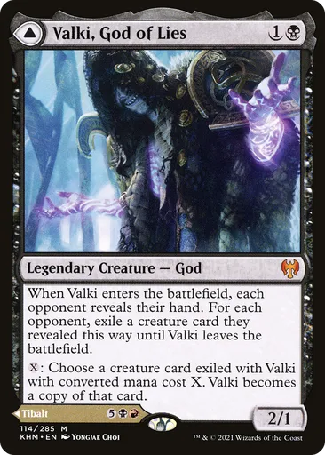 mtg kaldheim god cards Valki, God of Lies - Kaldheim - MTG