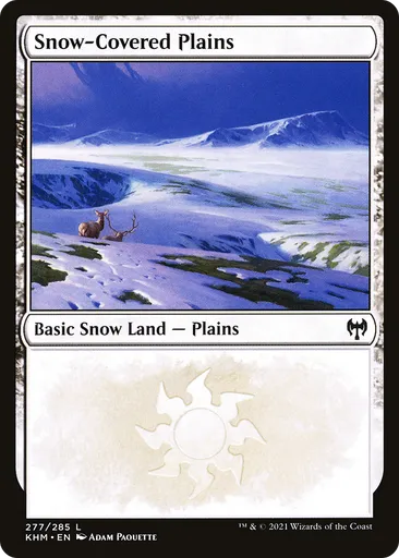 Snow-Covered Plains - Kaldheim - MTG - Untapped.gg