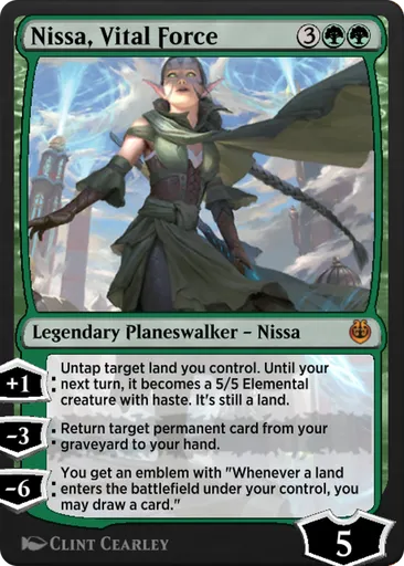 生(せい)命(めい)の力(ちから)、ニッサ - Kaladesh Remastered