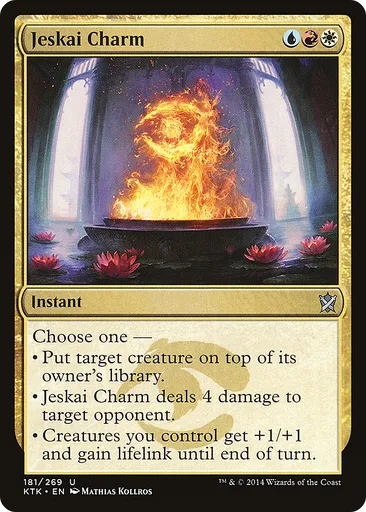 Jeskai Charm - Khans of Tarkir - MTG - Untapped.gg Jeskai Charm - Khans of Tarkir - MTG - Untapped.gg