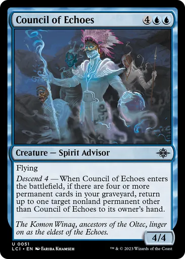Council of Echoes - The Lost Caverns of Ixalan - MTG - Untapped.gg Council of Echoes - The Lost Caverns of Ixalan - MTG - Untapped.gg