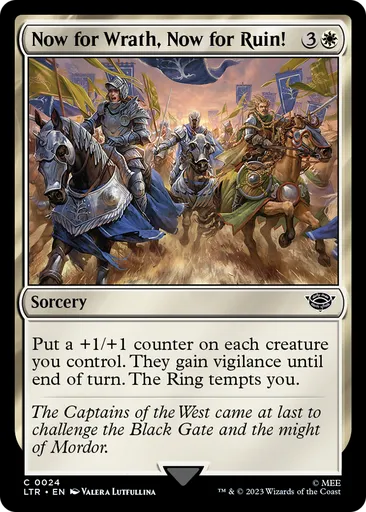 Now for Wrath, Now for Ruin! - The Lord of the Rings: Tales of Middle-earth  - MTG
