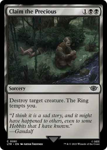 Claim the Precious - The Lord of the Rings: Tales of Middle-earth - MTG