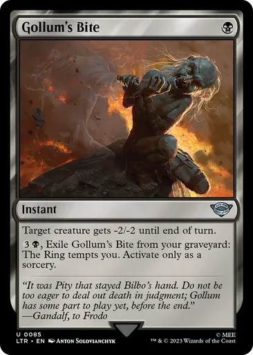 Gollum's Bite - The Lord of the Rings: Tales of Middle-earth - MTG -  Untapped.gg
