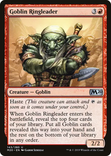 ゴブリンの首(しゅ)謀(ぼう)者(しゃ) - Core 2020 - MTG - Untapped.gg