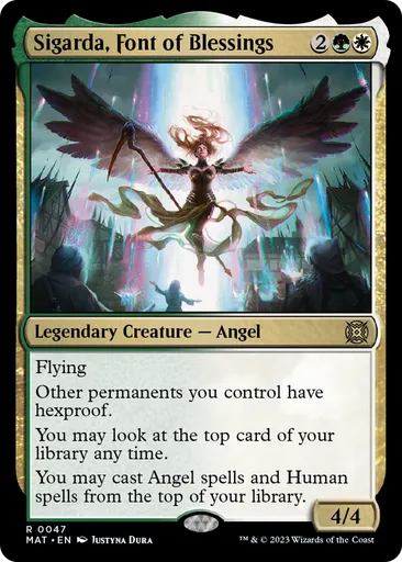 mtg white トップ angel マット