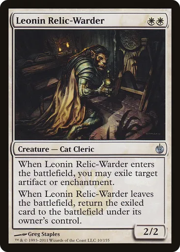 Leonin Relic-Warder - The List: Murders at Karlov Manor - MTG - Untapped.gg