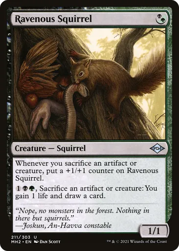 Ravenous Squirrel - Jumpstart: Historic Horizons - MTG