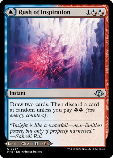 card rush mtg Brainstorm If its a Goblin or Orc Rush of Inspiration - Modern