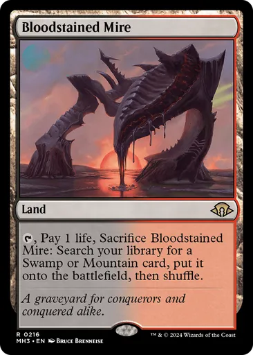 血(ち)染(ぞ)めのぬかるみ - Modern Horizons 3 - MTG - Untapped.gg