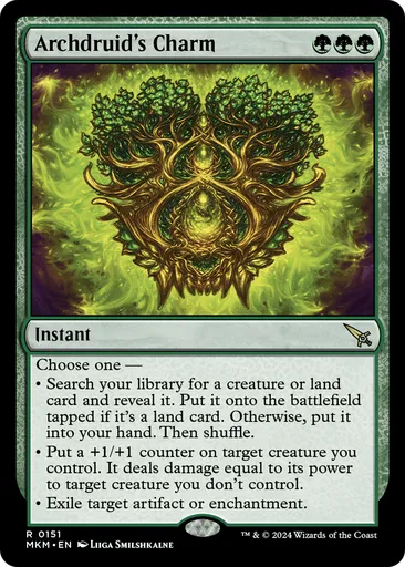 Archdruid's Charm - Murders at Karlov Manor - 万智牌