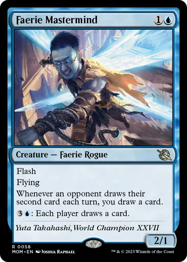 Faerie Mastermind - March of the Machine - MTG - Untapped.gg Faerie Mastermind - March of the Machine - MTG - Untapped.gg