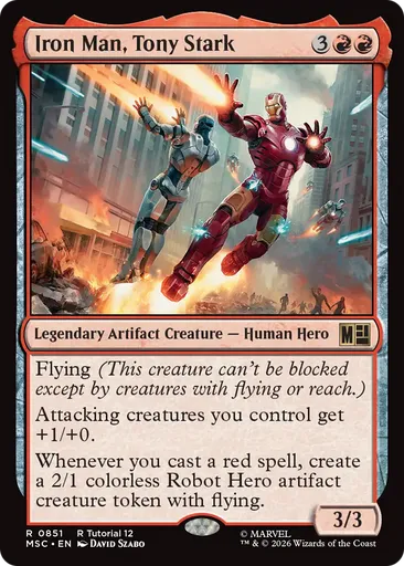 iron man mtg card Man, Tony Stark - Marvel Super Heroes Commander - Until end of turn Iron Man Analysis in Magic: