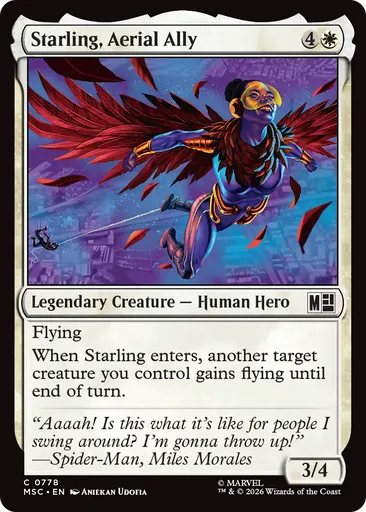 mtg ally cards General Tazri Tribal Card Review The Gathering Starling, Aerial Ally - Marvel