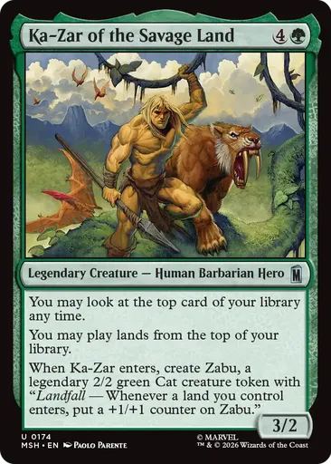 mtg ロシア語 フェッチランド 40枚セット KTK MH2 Ka-Zar of the Savage Land - Marvel Super Heroes - MTG - Untapped.gg