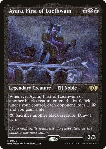 Ayara, First of Locthwain - Multiverse Legends - MTG - Untapped.gg Ayara, First of Locthwain - Multiverse Legends - MTG - Untapped.gg