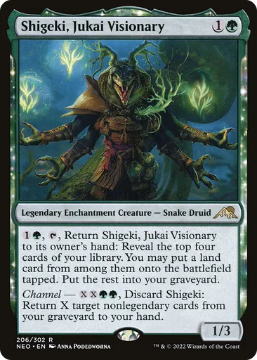 Shigeki, Jukai Visionary - Kamigawa: Neon Dynasty - MTG - Untapped.gg