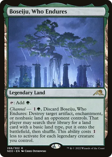 耐(た)え抜(ぬ)くもの、母(ぼ)聖(せい)樹(じゅ) - Kamigawa: Neon