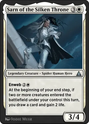 Sarn of the Silken Throne - Through the Omenpaths - MTG - Untapped.gg Sarn of the Silken Throne - Through the Omenpaths - MTG - Untapped.gg