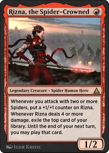 Rizna de la corona arcnida - Through the Omenpaths - MTG - Untapped.gg