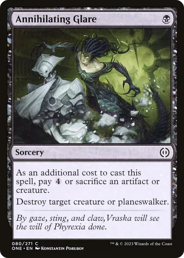Annihilating Glare - Phyrexia: All Will Be One - MTG - Untapped.gg Annihilating Glare - Phyrexia: All Will Be One - MTG - Untapped.gg