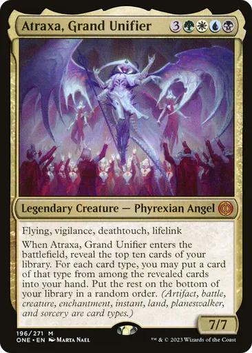 Atraxa, Grand Unifier - Phyrexia: All Will Be One - MTG - Untapped.gg Atraxa, Grand Unifier - Phyrexia: All Will Be One - MTG - Untapped.gg