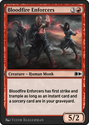 Bloodfire Enforcers - Pioneer Masters - MTG - Untapped.gg