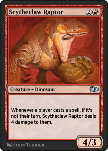 mtg raptor cards Magic The Gathering - Shivan it deals that much damage to target planeswalker that player controls or battle that player protects Magic: The Gathering Frenetic Raptor
