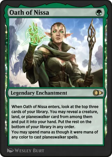 nissa cards mtg Nissa, Worldwaker Print