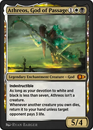 MTG 通行の神、エイスリオス Foil 日本語 Foil】《通行の神、エイスリオス/Athreos, God of Passage》[JOU