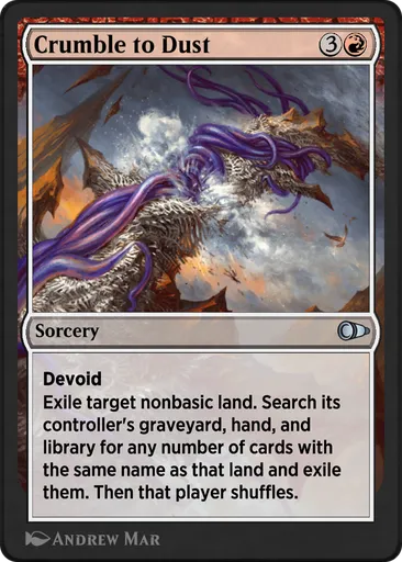 Crumble to Dust - Pioneer Masters - MTG - Untapped.gg