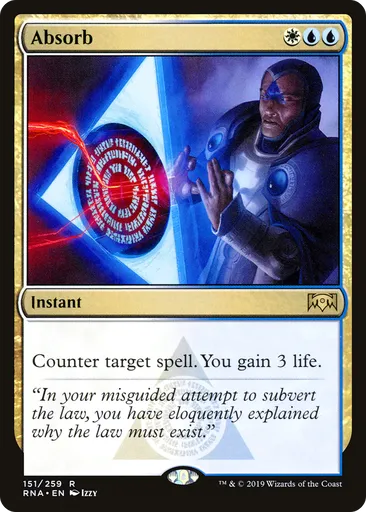 Absorb - Ravnica Allegiance - MTG - Untapped.gg Absorb - Ravnica Allegiance - MTG - Untapped.gg