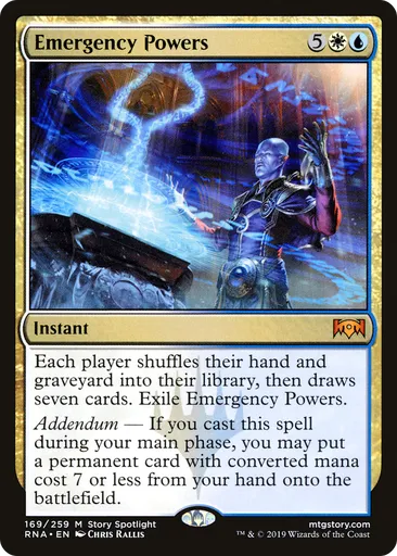 Emergency Powers - Ravnica Allegiance - MTG - Untapped.gg