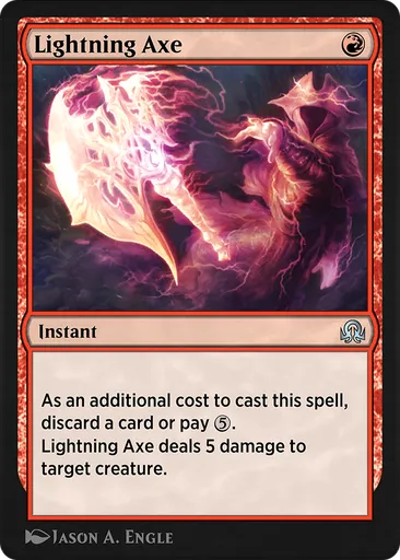 稲(いな)妻(ずま)の斧(おの) - Shadows over Innistrad
