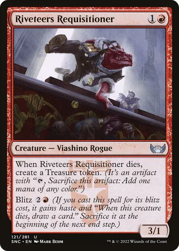 Riveteers Requisitioner - Streets of New Capenna - MTG - Untapped.gg Riveteers Requisitioner - Streets of New Capenna - MTG - Untapped.gg