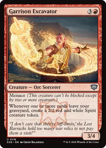 Garrison Excavator - Secrets of Strixhaven - MTG - Untapped.gg Garrison Excavator - Secrets of Strixhaven - MTG - Untapped.gg