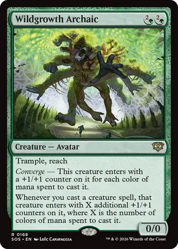 Wildgrowth Archaic - Secrets of Strixhaven - MTG - Untapped.gg