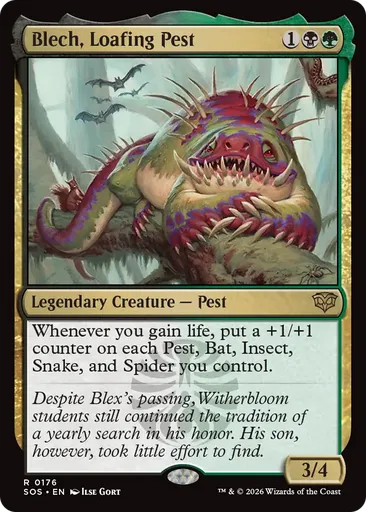 ぶらつく害(がい)獣(じゅう)、ブレック - Secrets of Strixhaven - MTG