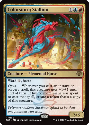 彩(さい)嵐(らん)の雄(お)馬(うま) - Secrets of Strixhaven - MTG