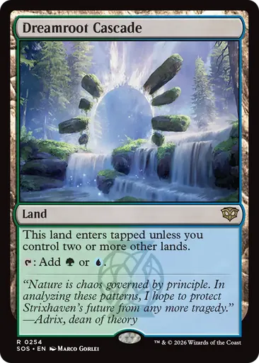 mtg cards with cascade Dreamroot - Secrets of Strixhaven - Skyline Cascade | Battle for