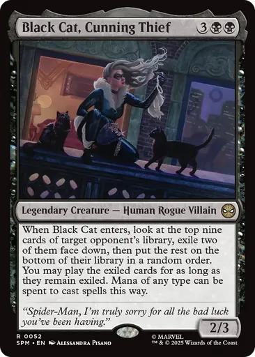 Gata Negra, Ladra Astuta - Marvel Spider-Man - MTG - Untapped.gg