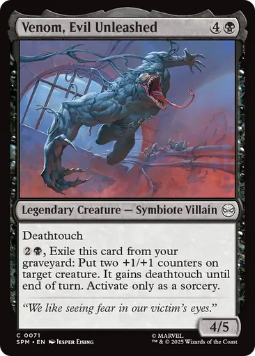 Venom, Mal Desencadeado - Marvel Spider-Man - MTG - Untapped.gg