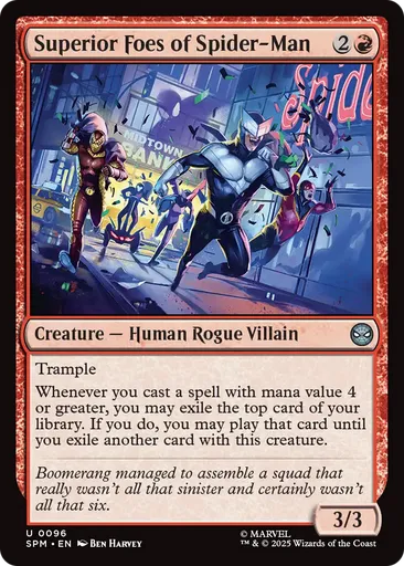 Superior Foes of Spider-Man - Marvel Spider-Man - MTG - Untapped.gg Superior Foes of Spider-Man - Marvel Spider-Man - MTG - Untapped.gg